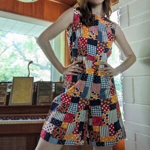 Vintage 50s 60s Romper